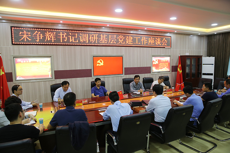 公司党委书记宋争辉来公司调研指导党建工作